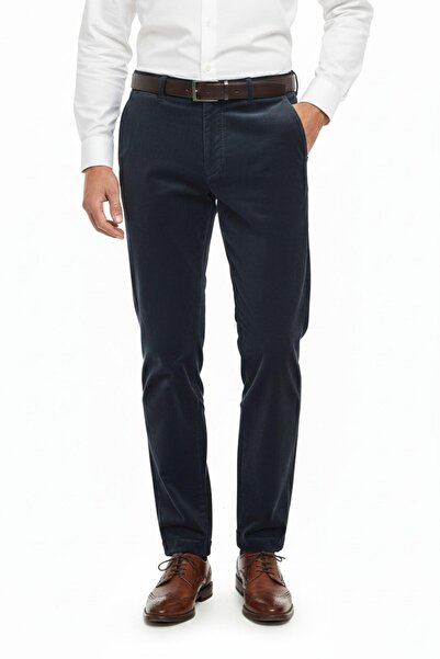 LAVETTO Men's Winter Velvet Trousers Classic Fit Bgl-St04828