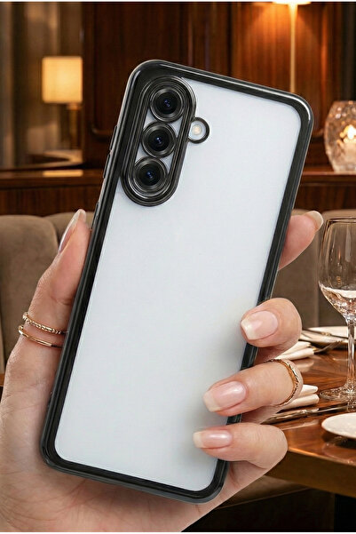 TechTrove Samsung Galaxy S20 FE Uyumlu 3D Kamera Korumalı Şeffaf Tasarım Bump...