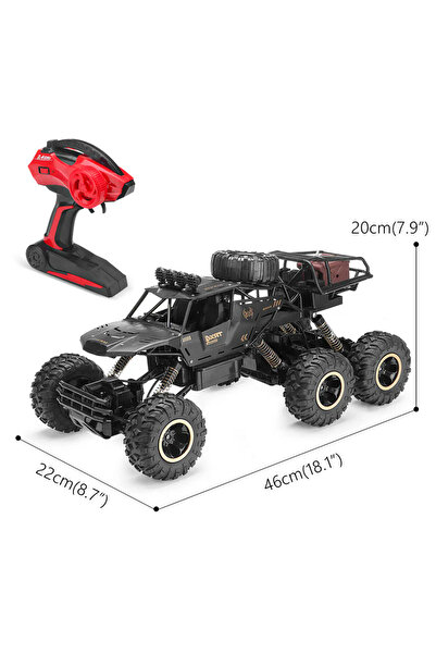 IQ Toys Remote control car Off-Road 6 wheels, BIG 46 cm, USB charging, battery, 46x22x20cm