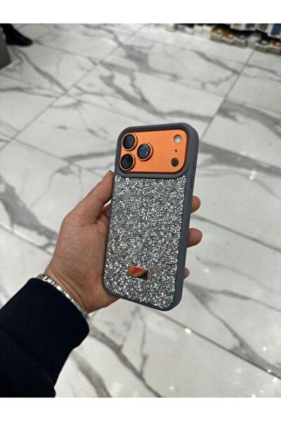 Bilişim Akademi حافظة متوافقة مع هاتف iPhone 17 Pro Max حافظة لامعة حافظة منق...