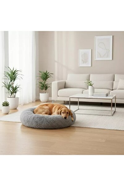 Puppy Love Culcus pentru caini, Puppy Love, 80cm, gri deschis