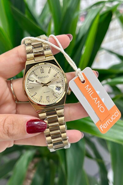 Ferrucci Çelik Kordon Su Geçirmez Garantili Kadın Kol Saati