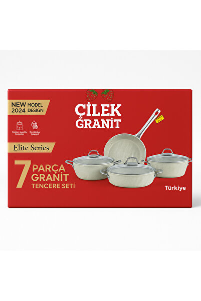 Çilek Granite Pot Set