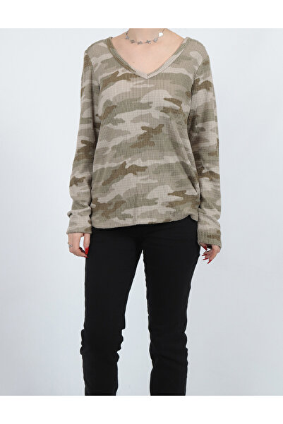 AMERICAN EAGLE Blouse, Army