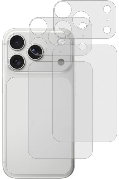 Teleplus iPhone 17 Pro Max 2li Set Arka Mat Kısım Koruyucu