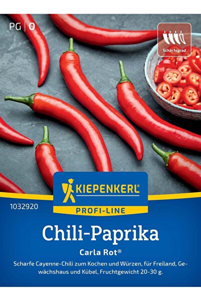 Kiepenkerl Seminte ardei iute Carla Rot F1 – fructe rosii si picante, cu prot...