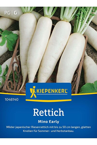 Kiepenkerl Seminte ridiche alba Mino Early – soi asiatic, usor picant, cu pro...