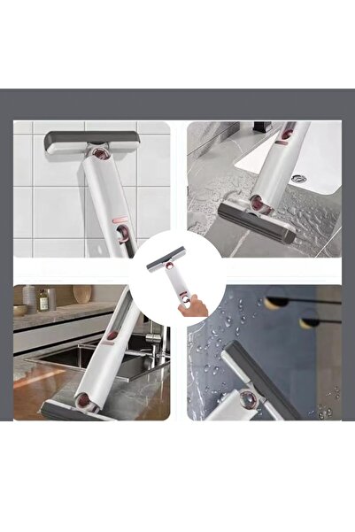 OEM Portable Mini Mop with Adjustable Rotating Head and 3 Sponge Heads 1 Mop + 2 Cleaning Refills