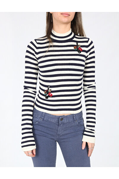 Evendi Blouse, Blue/White