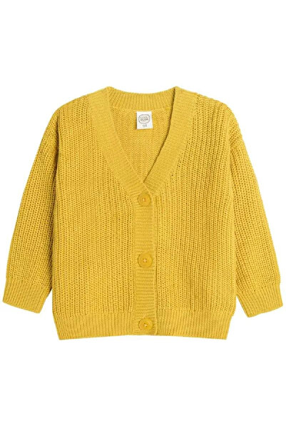 Cool Club Cardigan, Yellow