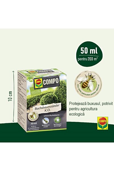 Compo Insecticide for Buxus against Caterpillars, 50 ml,
