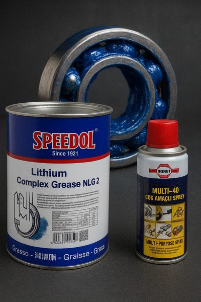 Speedol Lityum Kompleks Mavi Gres 1 Kg Ve Çok Amaçlı Sprey