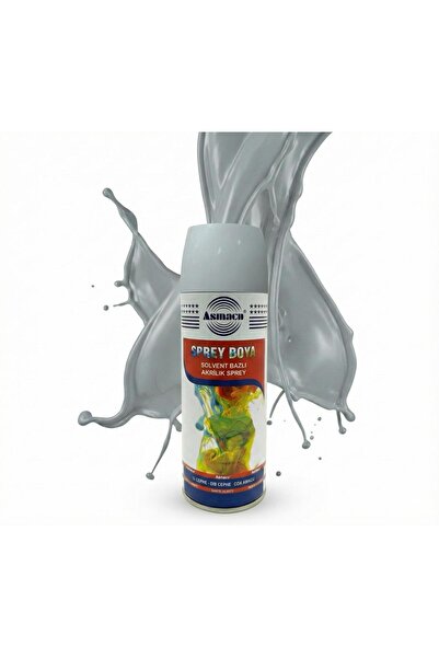 AKBELLİ GROUP Asmaco Çok Amaçlı Solvent Bazlı Akrilik 400 ML Sprey Boya Alümi...