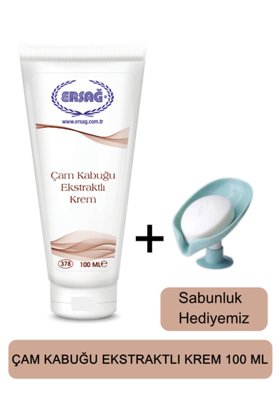 Ersağ Pine Bark Extract Cream 100 ml - (Our Soap Dish Gift) 378-07
