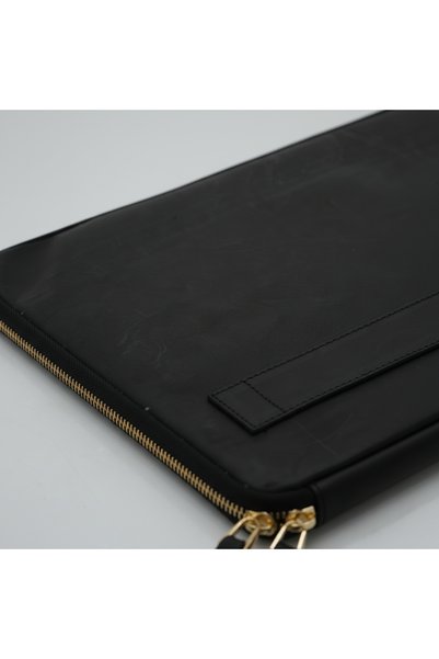Luqa Leather Premium Genuine Leather 14 Inch Laptop Sleeve - Stylish & Slim Design