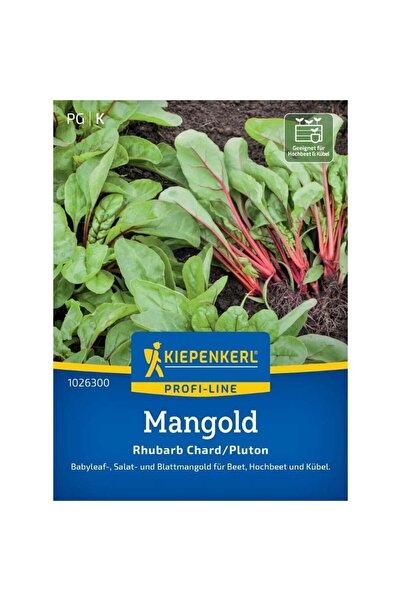Kiepenkerl Seminte de mangold rosu – Rhubarb Chard/Pluton, frunze decorative,...