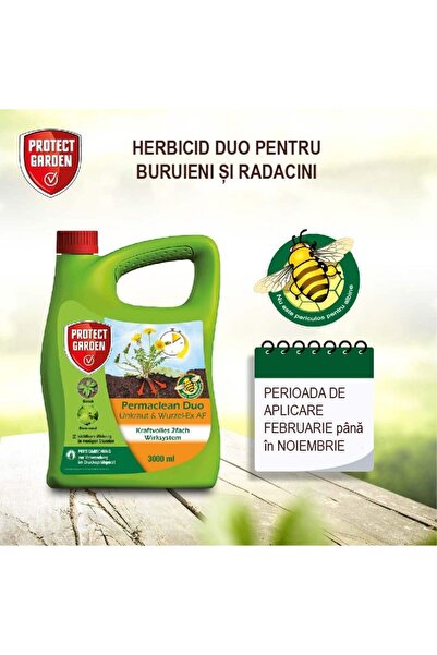 Protect Garden Permaclean Duo Weed and Root Ex - Herbicide for Weeds and Roots, 500 ml (Protect Garden)