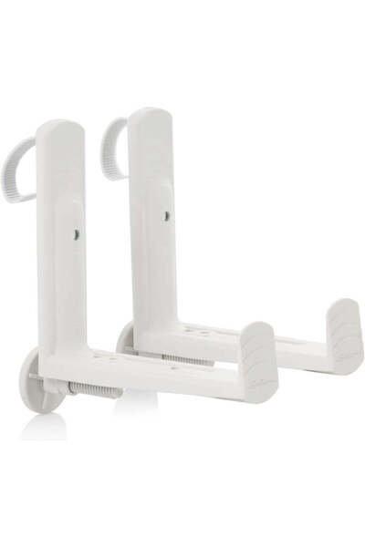 Lechuza Suporturi de montare Balconera, albe, compatibile cu dimensiunile 50 și 80, plastic durabil, cu șurub