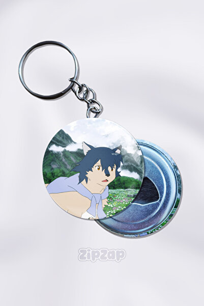 ZipZap حلية مفاتيح على شكل ذئب للأطفال (قطعة واحدة)