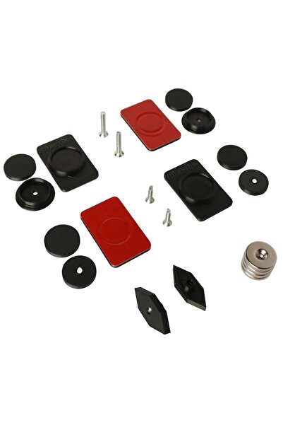 3dFactory Magnetic honeycomb grid license plate holder set Invisible-4 pieces...