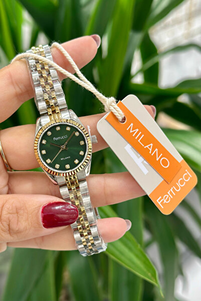 Ferrucci Çelik Kordon Su Geçirmez Garantili Kadın Kol Saati