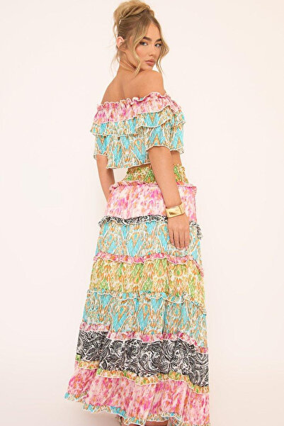 LEVLA PARIS Sonia Layered Long Skirt Suit