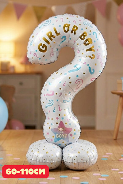 Baloncu Dede Προμήθειες για πάρτι αποκάλυψης φύλου με μπαλόνια από αλουμινόχαρτο για πάρτι αποκάλυψης φύλου για κορίτσι ή αγόρι