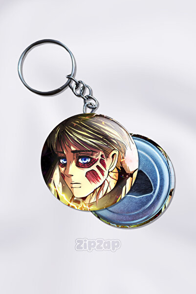 ZipZap حلية مفاتيح على شكل حقيبة من أنمي هجوم العمالقة (قطعة واحدة)