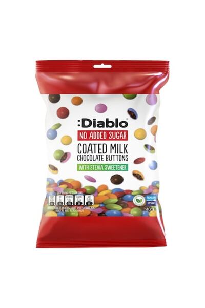 Diablo Sugar Free Diablo Drajeuri de ciocolată fără zahăr 40g