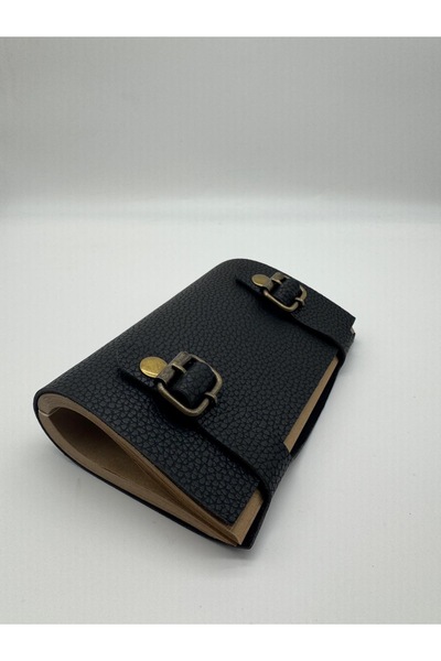 LAYDA Faux Leather Float Model Notepad Black