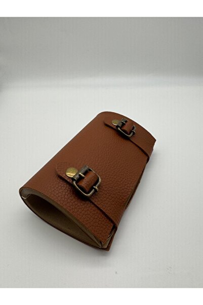LAYDA Faux Leather Float Model Notepad Brown
