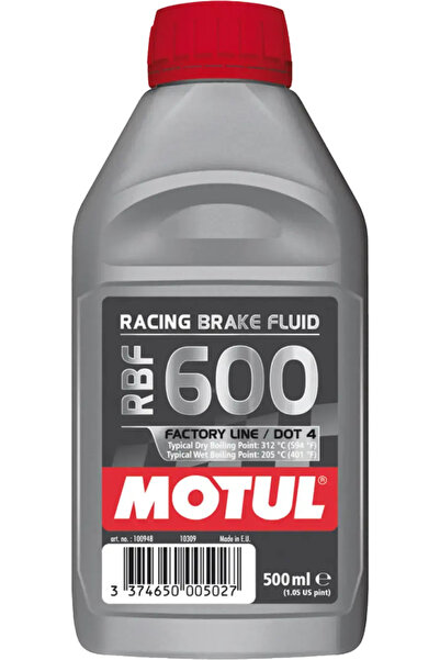 Motul Dot 4 RBF 600 Fren Hidroliği 500 ml