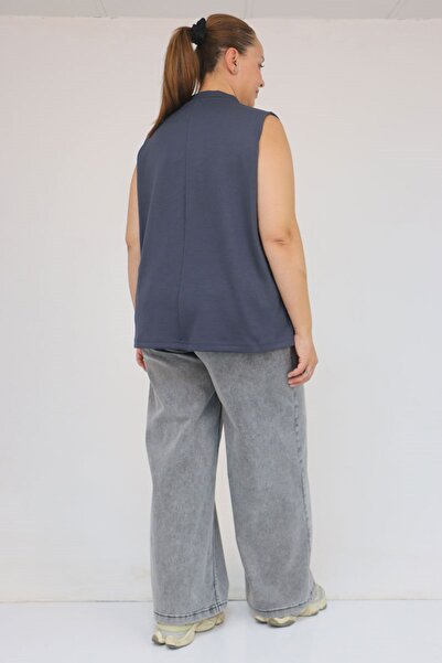 Eslina 58510 Plus Size Short Modal Underwear - Anthracite