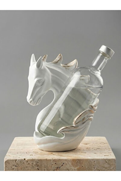 Leerybee At Şeklinde Şişelik Ployester Heykeli 16x23 Cm