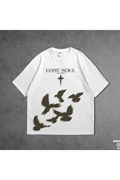 MAYDAY CULTURE Λευκό Unisex Γυναικείο Ανδρικό T-shirt Vintage T-shirt Oversize