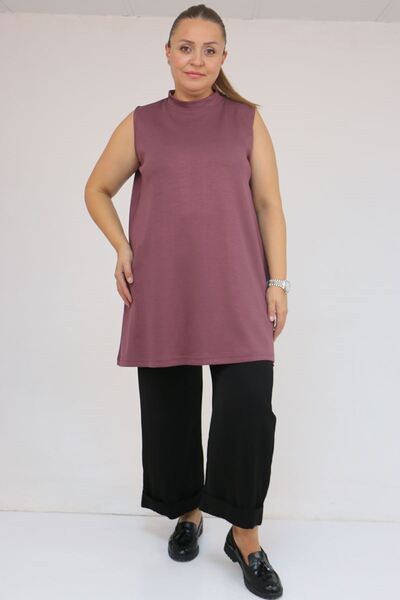 Eslina 58509 Plus Size Long Modal Underwear - Dusty Rose