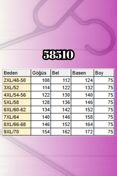 Eslina 58510 Plus Size Short Modal Underwear - Black