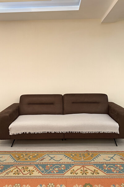 LUNGA VİTA Husa de scaun din material țesut cu model de orz 90x210 bumbac 100...