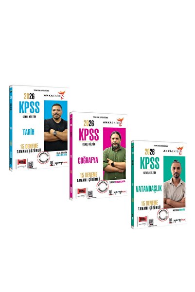 Ankara Kitap Merkezi Yargı 2026 KPSS Anka Ekibi Genel Kültür Tamamı Çözümlü T...