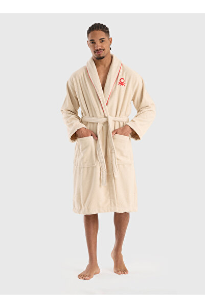 Benetton Bej Unisex Bornoz BE-0157-BG BORNOZ