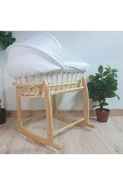 Reiashn Moses basket bed with a bedding set