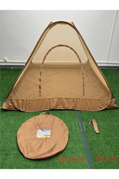 RAHHALA ناموسية سداسية مقاس كبير 2×2 متر – ارتفاع 130 سم – مزوّدة بباب بسحاب محكم الإغلاق