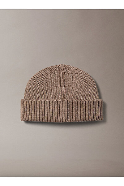 Calvin Klein Wool Cashmere Blend Fisherman Beanie