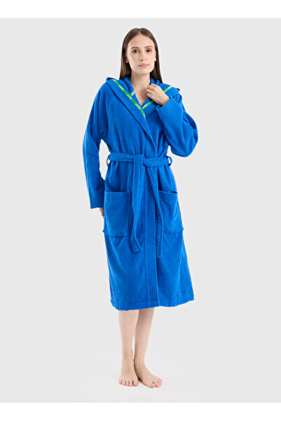 Benetton Mavi Unisex Bornoz BE-0880-BL BORNOZ