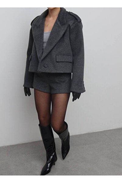 MAXXANA Moscow Jacket and Mini Shorts Two-Piece Set