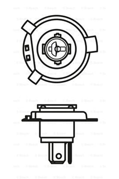 Bosch AMPUL HS1 / H4 12V 35/35W ( MOTORSIKLET TIPI) PX43T