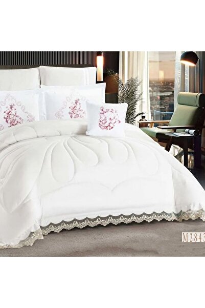 Reiashn Lujain White Lace Summer Double Bedspread