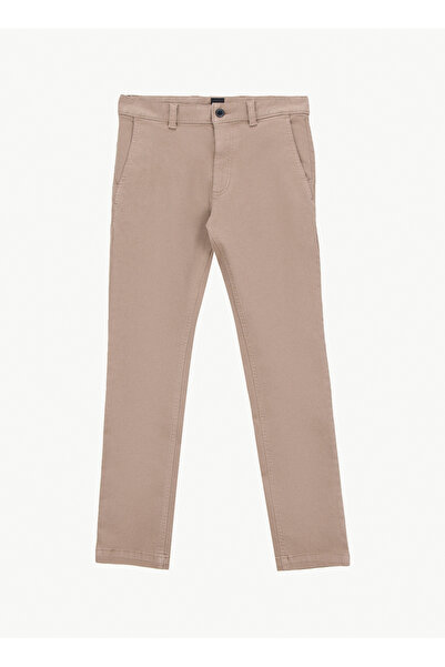 BOSS Normal Bel Normal Paça Kahve Erkek Chino Pantolon Chino_Slim_1