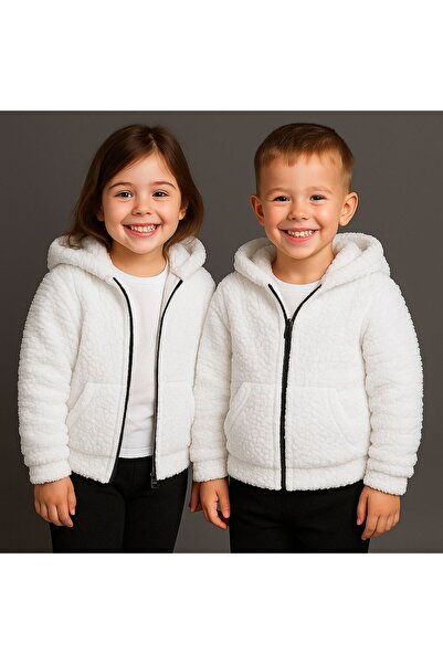 Revasser Unisex Παιδική Φούτερ με φερμουάρ για κορίτσια/αγόρια, πολύχρωμη βελ...