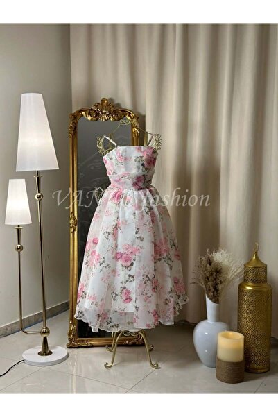 vanus fashion Floral midi dress 4273